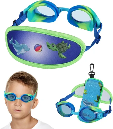 Miniatura 20 de Gafas de natación para niños de 2 a 6 años, gafas para niños sin jalar el cabello, gafas para niños con banda para la cabeza acolchada 1pk Kids