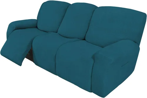 Miniatura 32 de Easy-Going - Funda elástica para sofá reclinable y sofá cama, 6 piezas, protector de muebles, suave, parte inferior elástica, tela jacquard
