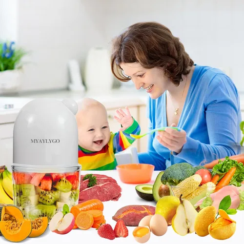 Miniatura 9 de Fabricante de Alimentos para Bebés y Procesador de Alimentos, Mezclador de Alimentos para Bebés Actualizado de 14-en-1, Fabricante de Puré