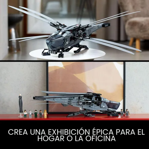 Miniatura 6 de LEGO Icons Dune Atreides Royal Ornithopter 10327, Modelo Coleccionable Inspirado en Dune para Construir y Exhibir, Idea de Regalo para Adultos
