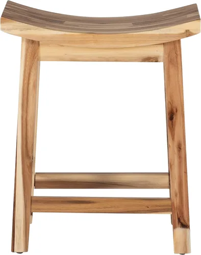 Miniatura 6 de Powell Muebles Dale Saddle Bar Taburete Madera Natural