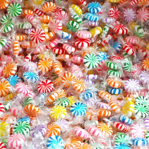Miniatura 2 de Surtido de estrellas de frutas – 3 libras – Dulces de frutas molinete – Caramelo duro con sabor a fruta – Envueltos individualmente – Oficina