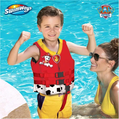Miniatura 2 de SwimWays Nickelodeon Patrulla Canina Chaqueta de vida para aprender a nadar aprobada por la USCG para niños, Skye