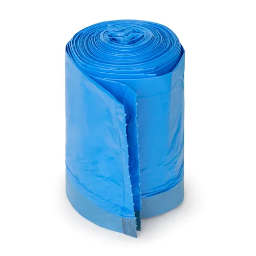 Miniatura 2 de Plasticplace Bolsas de basura de ajuste personalizado, compatibles con simplehuman Code K (100 unidades) con cordón azul tintado de 10 galones / 38