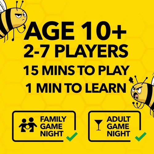 Miniatura 5 de QUOKKA Juegos de mesa familiares para niños de 8 a 12 años – Juego de fiesta para niños y adultos – Don't Bee Last – Edición global sin idiomas
