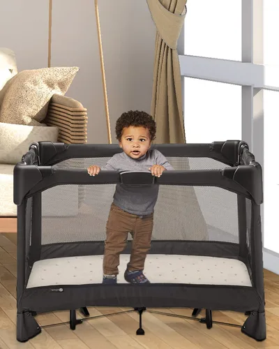 Miniatura 6 de Blissful Diary Sábanas de muselina para minicuna, sábanas ajustadas para Pack N Play, algodón suave para niños y niñas, paquete de 2 (Sol y Marrón)