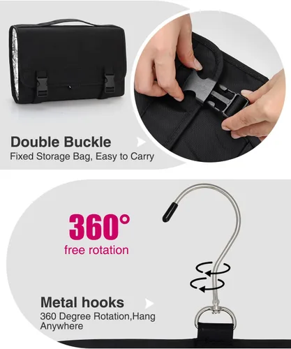 Miniatura 5 de TANTO Bolsa de transporte de viaje para secador de pelo, herramientas para el cabello, estuche organizador para Dyson impermeable, a prueba