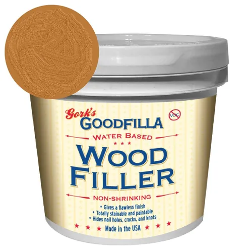 Miniatura 3 de Goodfilla Base Neutra, 8 oz, Relleno de Madera y Grano, Teñible, Tintable, Lijable, Cero Residuos, No Tóxico, Fabricado en EE.UU Neutro
