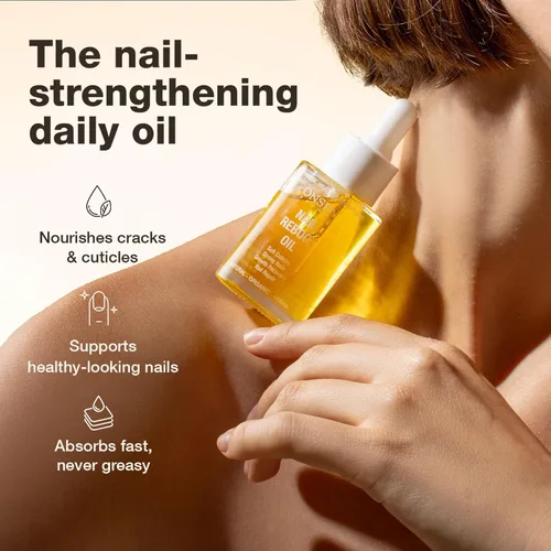 Miniatura 2 de Onsen Secret Aceite de reparación de uñas y cutículas (1.3 fl oz), fórmula de aceite seco, tsubaki japonés, árbol de té y jojoba, fortalece