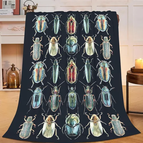 Miniatura 8 de Manta de calavera de azúcar, súper suave y cálida, manta de esqueleto de terror con rosas para mujeres, acogedora manta de forro polar de felpa