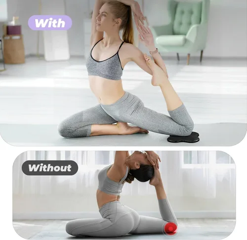 Miniatura 5 de Yes4All 2 rodilleras de yoga extra gruesas, almohadillas de yoga para ejercicio de pilates, almohadillas de 13/16 pulgadas para rodillas y coderas