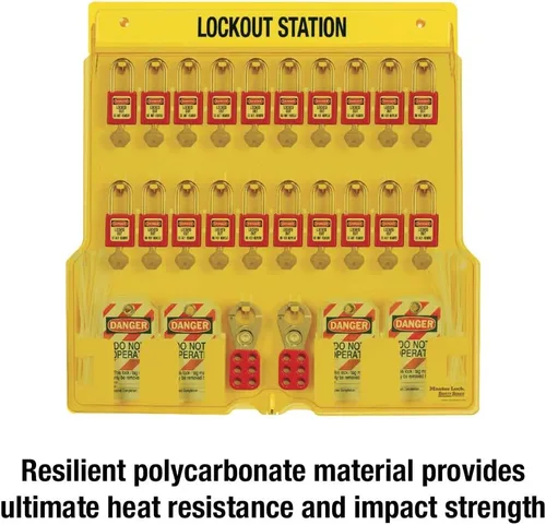 Miniatura 3 de Master Lock 1484BP410 Lockout Tagout Estación de candado