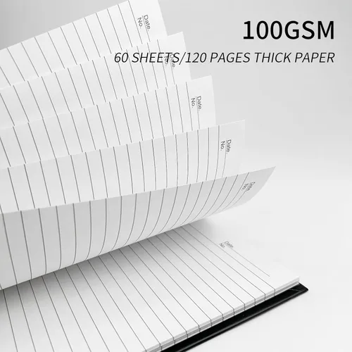 Miniatura 3 de Cuaderno grande en espiral rayado - Paquete de 4 cuadernos rayados de 8.5" x 11" con tapa dura de 7mm, cuaderno de 120 páginas, papel grueso de 100
