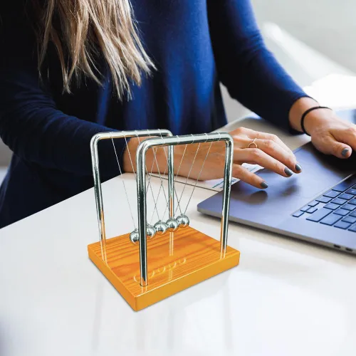Miniatura 3 de Bolas de péndulo para decoración de bolas de equilibrio de Newton's Cradle