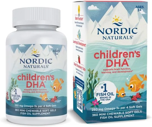 Miniatura 9 de Nordic Naturals, DHA, Fresa, de 250 mg de los niños, Chewable suave Geles, 2720, 1, 1