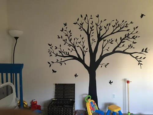 Miniatura 5 de Lskoo - calcomanías, foto familiar de árbol para pared, como ramas, calcomanía de vinilo para pared, marco para foto de decoración, adhesivo