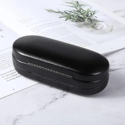 Miniatura 3 de AITIME Estuche 2 en 1 portátil de doble cara para lentes de contacto y gafas - Acanalado, kit de almacenamiento multifuncional, duradero, compacto