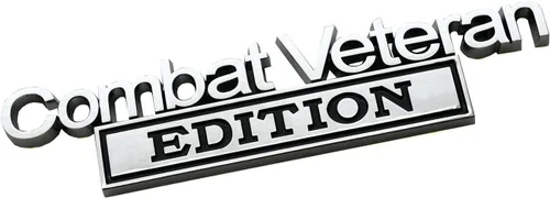 Miniatura 4 de 1 emblema de edición de veterano de combate, calcomanías en relieve 3D, calcomanías exteriores para camionetas, insignias de repuesto para F150 F250