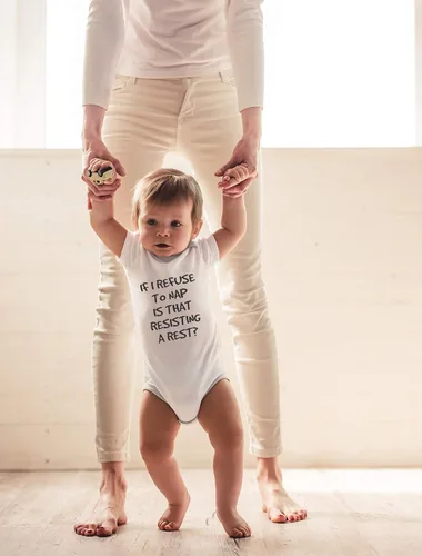 Miniatura 19 de CBTwear If I Nap Is That Resisting Baby Bodysuit Adorable Boy Girl Romper Ropa