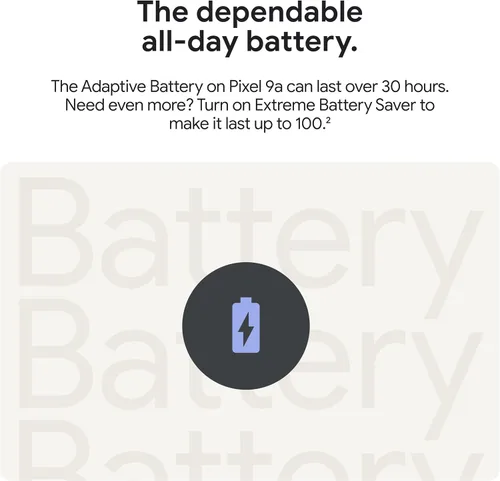 Miniatura 3 de Google Pixel 9a con Gemini - Smartphone Android desbloqueado con cámara increíble y edición de fotos con IA, batería para todo el día y seguridad