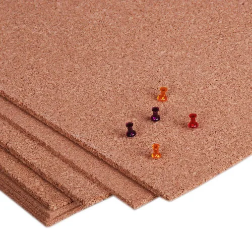 Miniatura 16 de Manton Cork Rollo de corcho de alta calidad, 4 x 4 x 1/2 pulgadas, material de grado 100% natural para tablones de anuncios, fotos decorativas