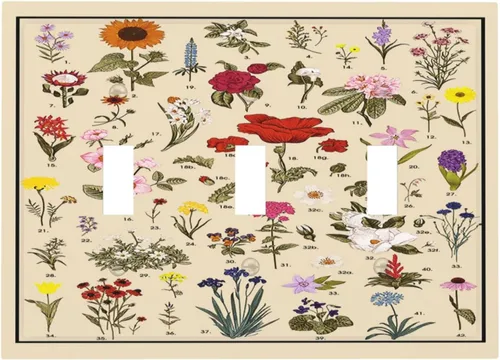 Miniatura 37 de Placa de cubierta de tomacorriente con diseño de mariposa, placas decorativas de pared, 1 gang, cubiertas de enchufes eléctricos, placa frontal Arte