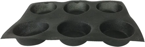 Miniatura 8 de Bluedrop Moldes perforados de la panadería de la forma redonda de la bandeja del pan de la forma del pan del bollo del silicón
