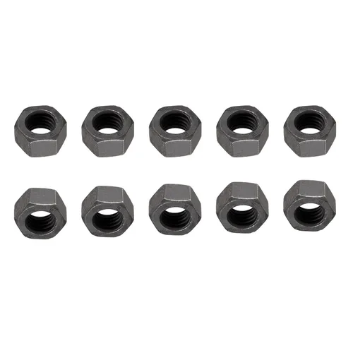 Miniatura 11 de DTGN Tuercas hexagonales M6x1mm (DxP), paquete de 50, buenas para reparación de garaje en casa, tuercas hexagonales chapadas en zinc de acero al