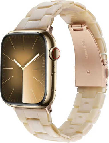 Miniatura 46 de V-MORO - Correas de resina compatibles con Apple Watch Series 11/10/9/8/7 y SE/6/5/4/3/2/1/SE3 de 1.49, 1.57, 1.61, 1.65 pulgadas, correa ligera