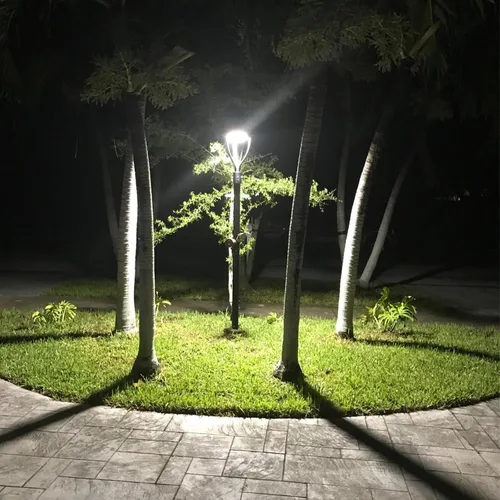Miniatura 9 de Luces LED de poste superior de 60 W con fotocélula opcional, luces LED de área de jardín, 8100LM 5000K accesorio de poste superior impermeable