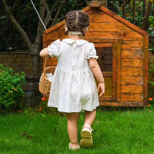 Miniatura 153 de pureborn Vestido de bebé niña 0-24 meses