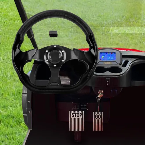 Miniatura 7 de Volante para carrito de golf, compatible con EZGO TXT RXV, Club Car DS Precedent Tempo, Yamaha G2-G29 para la mayoría de los carritos de golf