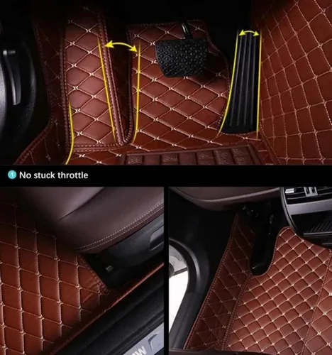 Miniatura 3 de OVINIX Alfombrillas personalizadas para el 99.9% de los sedán, SUV, deportes, todo tipo de clima, almohadillas de cuero, cobertura completa, forros