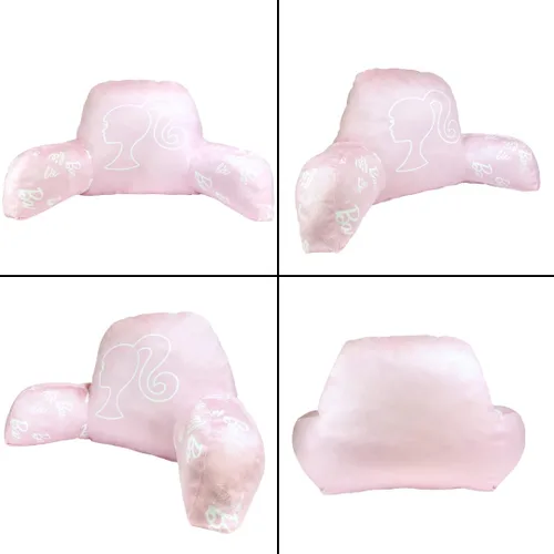 Miniatura 5 de Franco Movie Luxe - Almohada decorativa de felpa supersuave (producto oficial), 19 x 30 pulgadas, reposo en cama Barbie