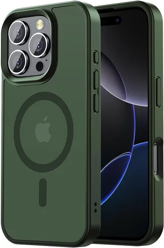 Miniatura 70 de Tigowos Magnetic Guardian - Funda diseñada para iPhone 11 Pro [probada en caídas de grado de 10 pies y compatible con MagSafe] Funda delgada Negro