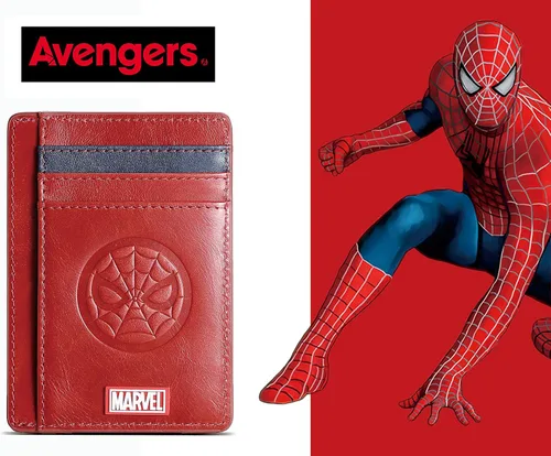 Miniatura 7 de IRON SPIDER Cartera, monocapa, doble pliegue, Araña roja, Marvel Hero