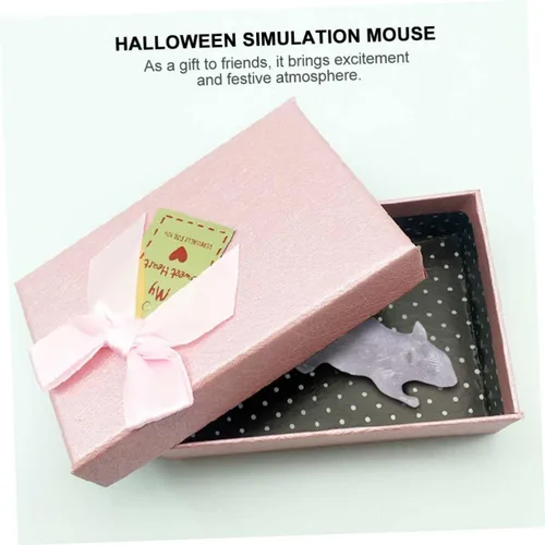 Miniatura 5 de ibasenice 10pcs Realistic Halloween Simulation Mice Prank Lightweight Plastic Fake Rats for Party Decorations and Scary Home Props