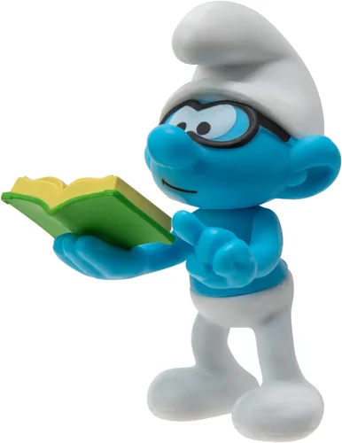 Miniatura 5 de The Smurfs Paquete de 10 figuras clásicas del 40 aniversario – Cuenta con pitufina de 2 pulgadas, gruñón, codicioso, papá pitufo, cerebro, fuerte