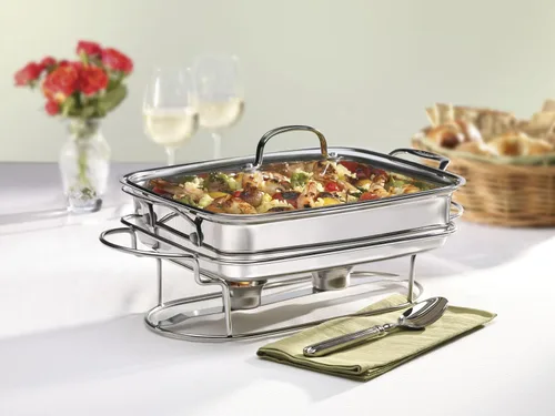 Miniatura 2 de Cuisinart 7BSRT-31 - Colección Classic Entertaining de 12 pulgadas, servidor rectangular de buffet de 5 cuartos de galón, acero inoxidable