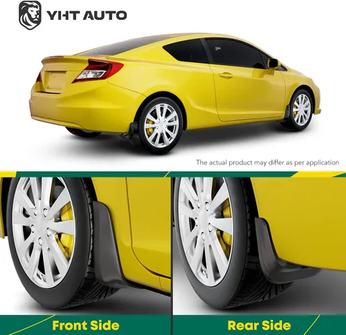 Miniatura 2 de YHTAUTO Aletas de barro de repuesto para Toyota Corolla 1993-1997 Sedán, guardabarros, accesorios para protectores de ruedas de automóviles con kit