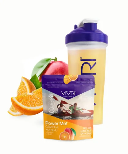 Miniatura 4 de VIVRI Desafío ENS de 10 días ¡Shake Me! Fusión de chocolate vegano Power Me! Mango naranja Cleanse Me! Naranja piña Batido de reemplazo