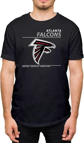 Miniatura 27 de Hybrid Sports NFL - Team Logo and Stats - Adult Unisex Short Sleeve Fan T-Shirt for Men and Women - Officially Licensed rojo