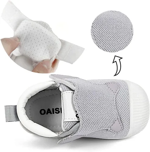 Miniatura 15 de OAISNIT Zapatos deportivos ligeros para bebés, niños y niñas, transpirables, antideslizantes, para primeros pasos