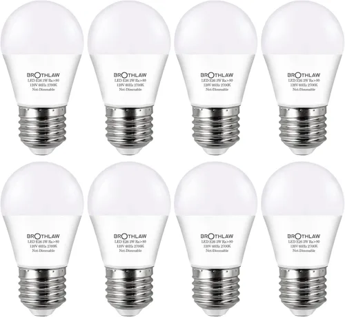 Bombillas equivalentes a 25 W, bombilla LED A15 de 3 W, base E26, 2700 K, blanco cálido, bombillas de bajo vatio, bombilla de mesita de noche,