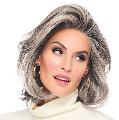 Miniatura 26 de Raquel Welch Flying Solo - Peluca de página para niño, 100% atada a mano por ropa de pelo, gorra pequeña promedio, RL4/10SS Iced Java Java helado