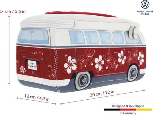 Miniatura 3 de BRISA VW Collection – Volkswagen Bolsa universal de neopreno para maquillaje, cosméticos, artículos de tocador para farmacia de viaje, en diseño