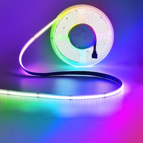 Miniatura 10 de Tira de Luz LED RGB COB 32.FT/10M (2 Rollos de 16.4FT/5M), Tira LED COB Ancho 10mm/5760 LEDs, Tira de Luz LED Cambiante de Color 24V con Control