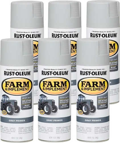 Miniatura 91 de Rust-Oleum 280131-6PK Pintura en aerosol para granjas e implementos, 12 onzas líquidas, color azul Ford, paquete de 6 Ford azul