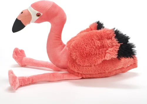Miniatura 2 de The Petting Zoo Flamenco de peluche, regalos para niños, animales salvajes del zoológico Onez, juguete de peluche de flamenco de 12 pulgadas