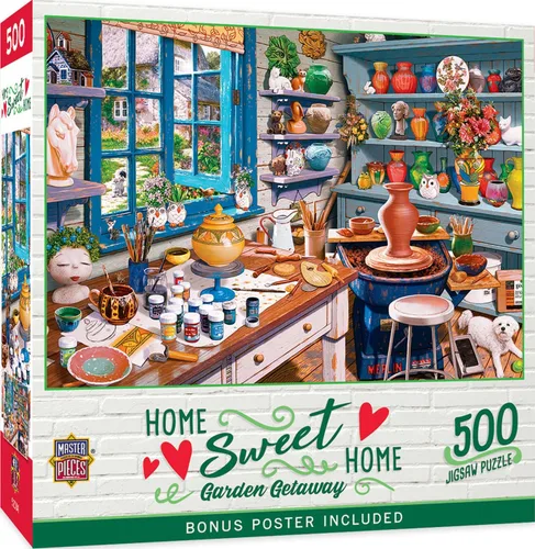 Miniatura 15 de MasterPieces Rompecabezas de 550 piezas para adultos, familia o jóvenes, sala de juegos de mascotas, 18 x 24 pulgadas
